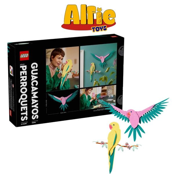  Lego Đôi chim vẹt treo tường 31211 