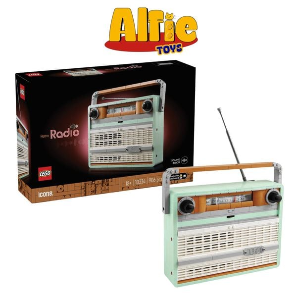  Lego Icons Retro Radio Đài phát thanh cổ điển 10334 