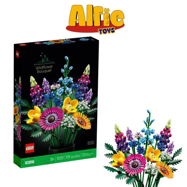  Lego Adults Bó Hoa Trang Trí 10313 