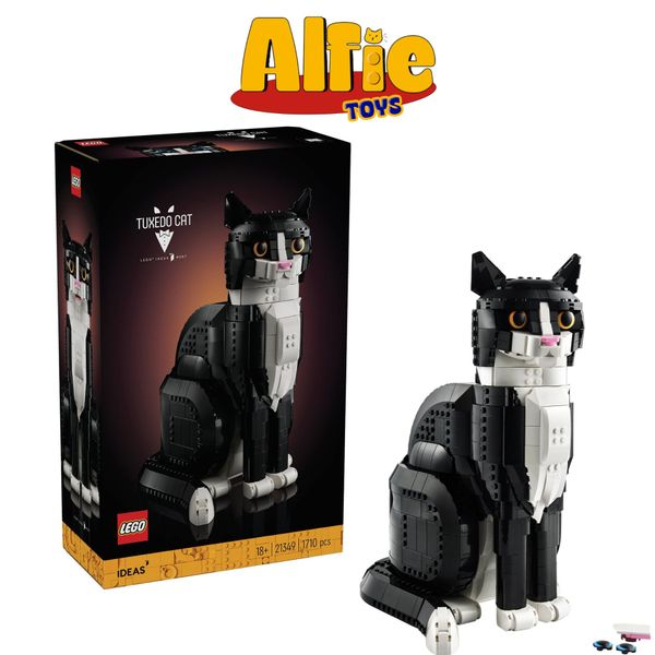  Lego Ideas Mèo Tuxedo 21349 