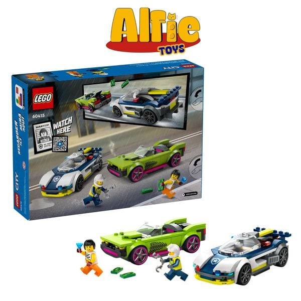  Lego City Xe cảnh sát truy bắt tội phạm 60415 