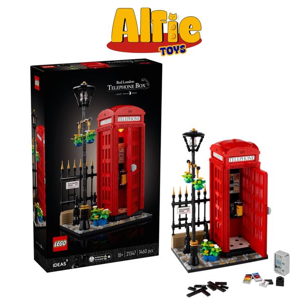  Lego Ideas Red London Telephone Box Hộp Điện Thoại 21347 
