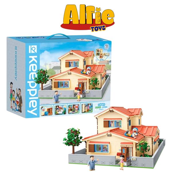  Đồ chơi lắp ráp Keeppley Doremon Ngôi nhà của Nobi Nobita K20422 