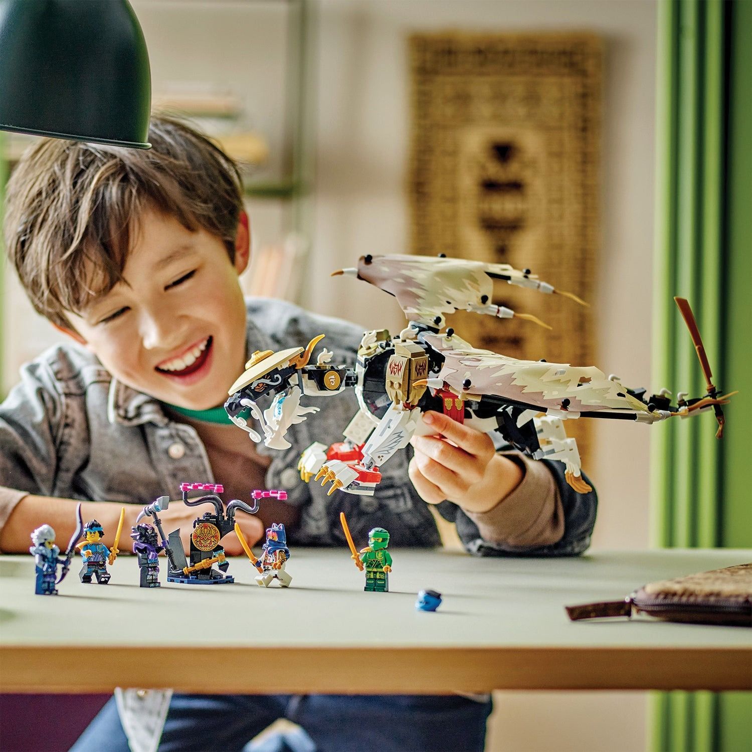  Lego Ninjago Rồng thần sư phụ Wu 71809 