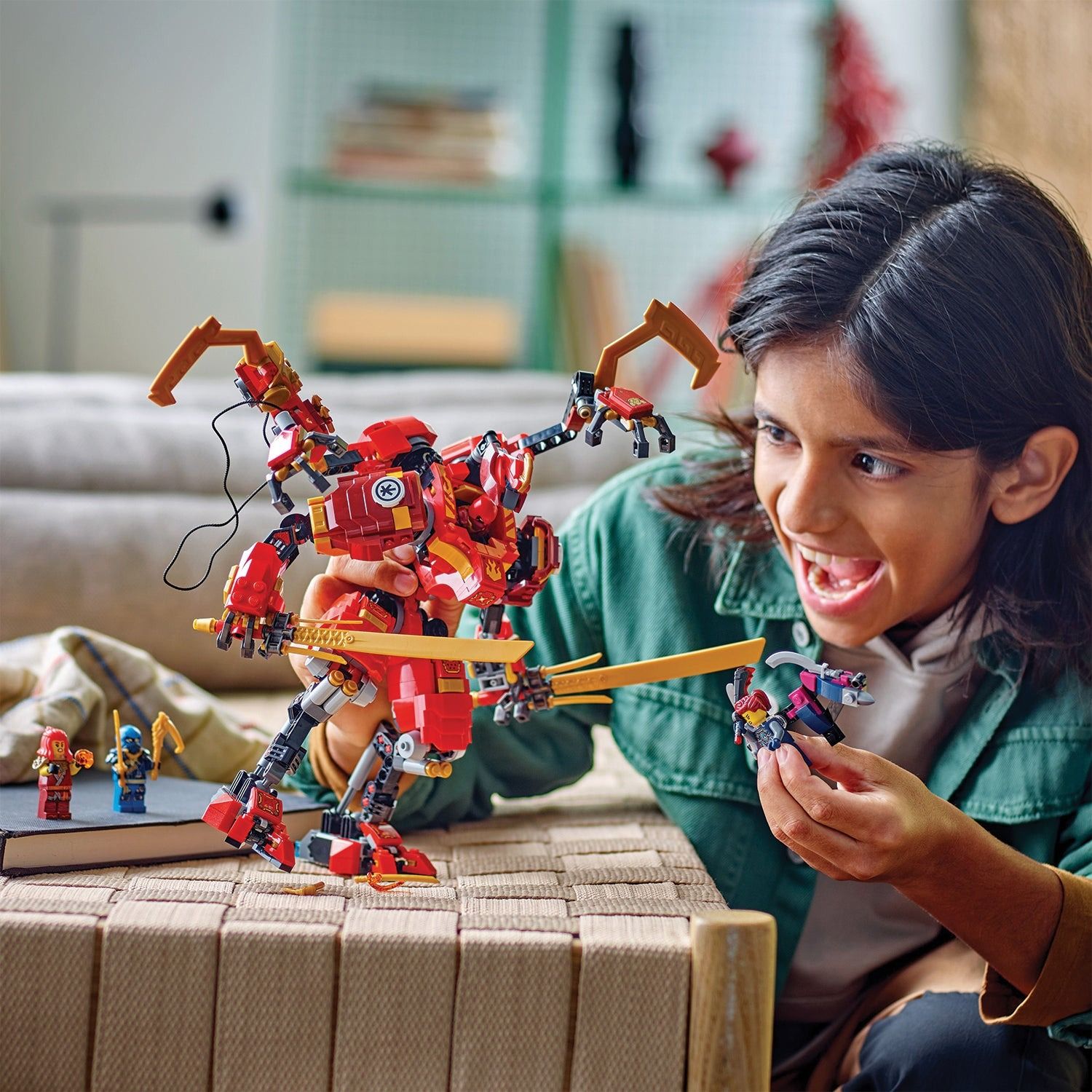  Lego Ninjago Ninja Climber Mech Của Kai 71812 