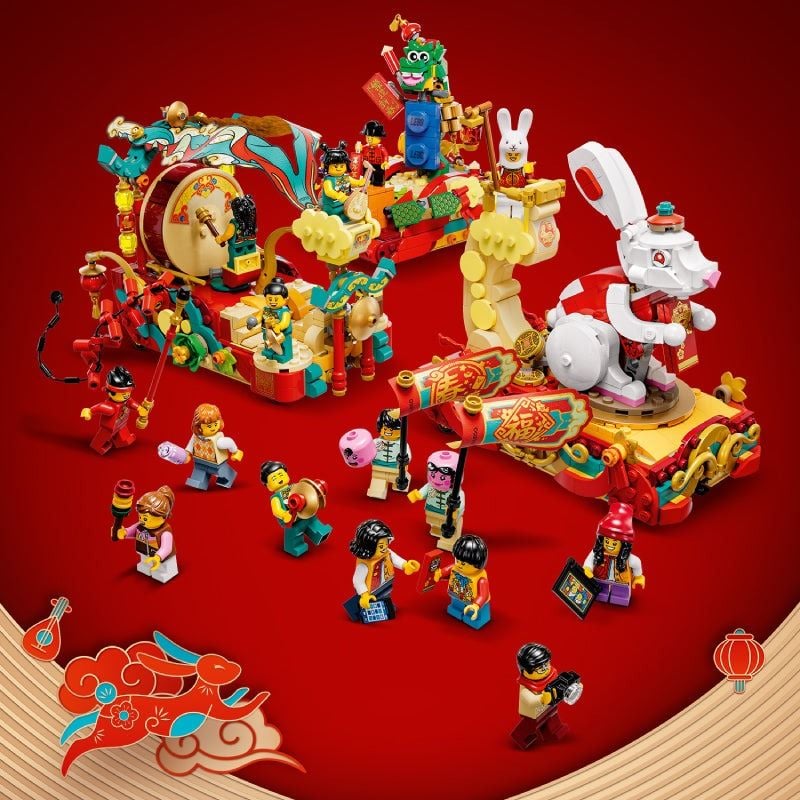  Lego Lễ Hội Diễu Hành Năm Mới 80111 