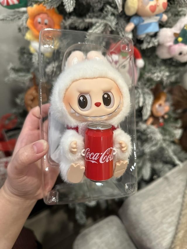  [ Bản Ngồi] Labubu Coca Cola The Monsters Vinyl Face (móc khóa) 
