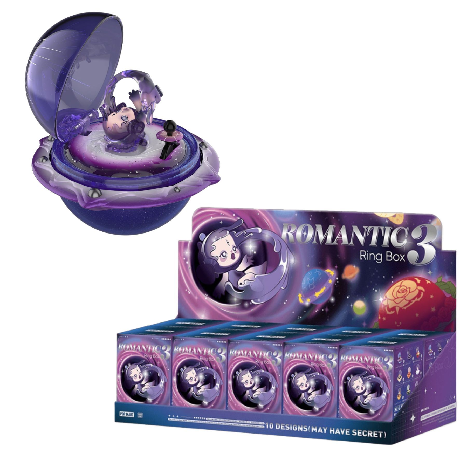  Mô Hình Đồ Chơi POP MART Romantic Ring Box Series 3 