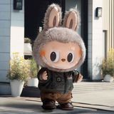  Mô Hình Đồ Chơi Pop Mart THE MONSTERS JUMP FOR JOY Vinyl Plush Doll (38cm) 
