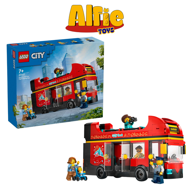  Lego City Red Double-Decker Sightseeing 60407 