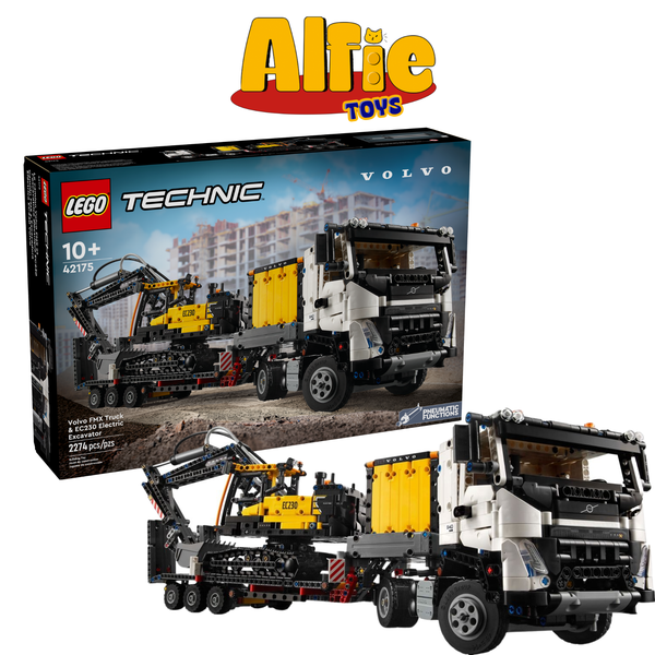  Lego Xe tải hạng nặng Volvo FMX & Máy Xúc EC230 Electric 42175 