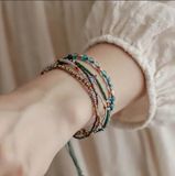  Vòng Tay Hạt Gạo Phong Cách Bohemian 