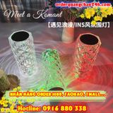  Đèn Ngủ Cảm Ứng Pha Lê Hoa Hồng 