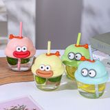  Ly cốc thủy tinh Basic kèm charm funny vibes big eyes 