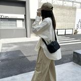  Túi đeo chéo vải dù đen cao cấp chống nước 