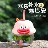  Ly cốc thủy tinh Basic kèm charm funny vibes big eyes 