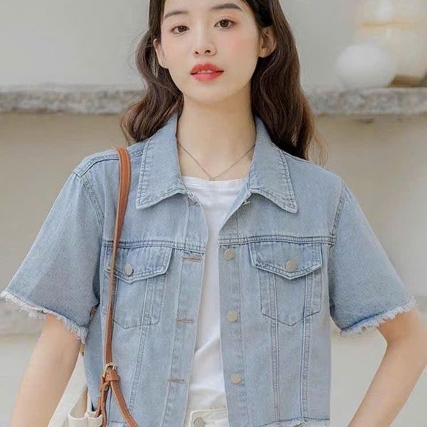  Áo Khoắc Jeans Nữ Thời Trang 