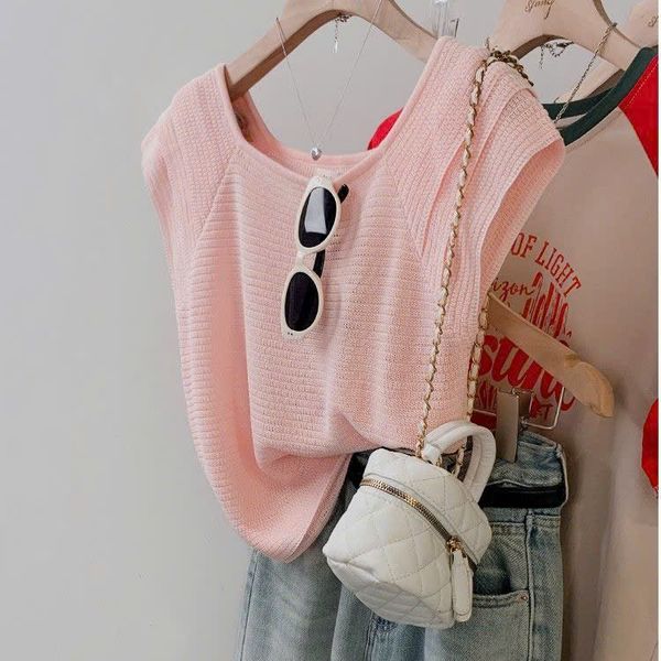  Áo Len Nữ Dệt Kim Tay Ngắn 