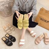  Dép Nữ Mũi Tròn Đế Mềm Chống Trượt 