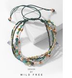  Vòng Tay Hạt Gạo Phong Cách Bohemian 