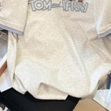  Áo Thun Tay Ngắn Thêu Tom & Jerry 