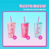  Set 4 Ly Nhựa Barbie 