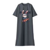  Đầm Thun Cartoon Dáng Suông Nữ 