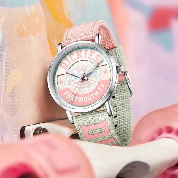  Đồng Hồ Đeo Tay Dickies Mặt Tròn 