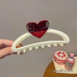  Kẹp Tóc Càng Cua Trái Tim 