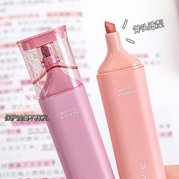  Bộ 4 Bút Đánh Dấu MÀu Sáp Lấp Lánh 