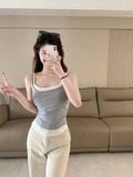 Áo Ba Lỗ Hai Dây Giả 2 lớp 