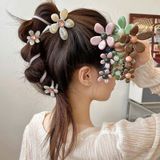  Quấn Tóc Hoa Đàn Hồi Cao Xoắn Ốc 
