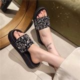 Dép Nữ đế Dày Đính Thời Trang 