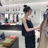  Áo 2 cổ Chữ V Dây Đính Kim Tuyến 
