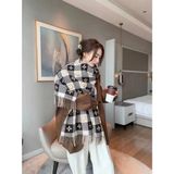  Khăn Quàng Choàng Cổ Len 2 Mặt 