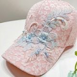  Mũ Lưỡi Trai Thêu Hoa Nổi 