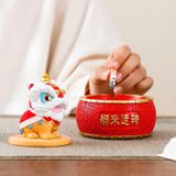  Gạt Tàn Trang Trí Tết Trống Lân 2025 