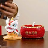  Gạt Tàn Trang Trí Tết Trống Lân 2025 