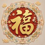  Chữ Phúc chất liệu PVC Treo Cửa 