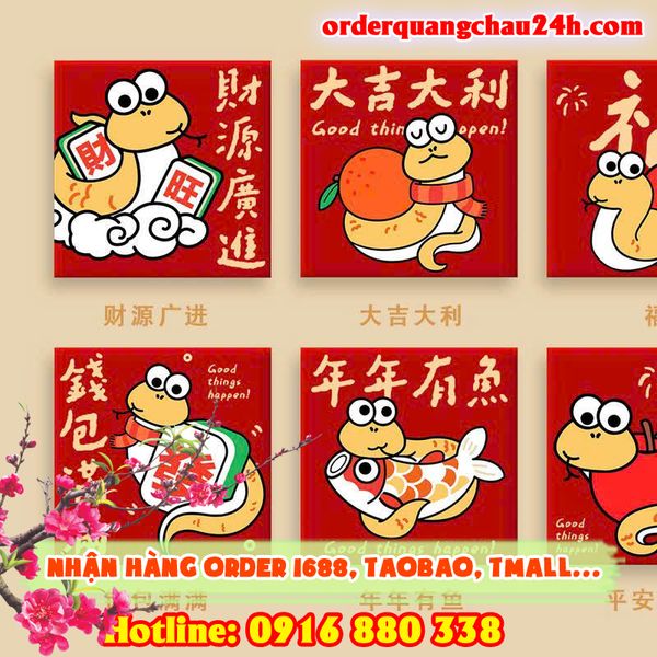  Bao Lì Xì Mừng Xuân 2025 