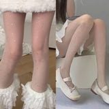  Quần Tất Nữ Mỏng Đính Đá 
