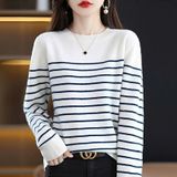  Áo Len Dài Tay Sọc Ngang 
