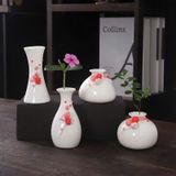  Bình Sứ Đắp Nổi Hoa Cao Cấp 