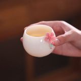  Tách Trà Gốm Hoa Văn 