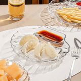  Đĩa Thủy Tinh Hình Vỏ Sò 