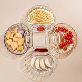  Đĩa Thủy Tinh Hình Vỏ Sò 