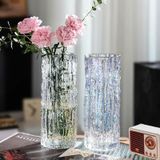  Lọ Hoa Thuỷ Tinh Decor Trụ Gốc Cây 