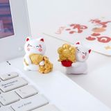  Mèo Chiêu Tài Mini Trưng Bàn Làm Việc 