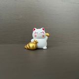  Mèo Chiêu Tài Mini Trưng Bàn Làm Việc 