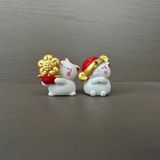  Mèo Chiêu Tài Mini Trưng Bàn Làm Việc 